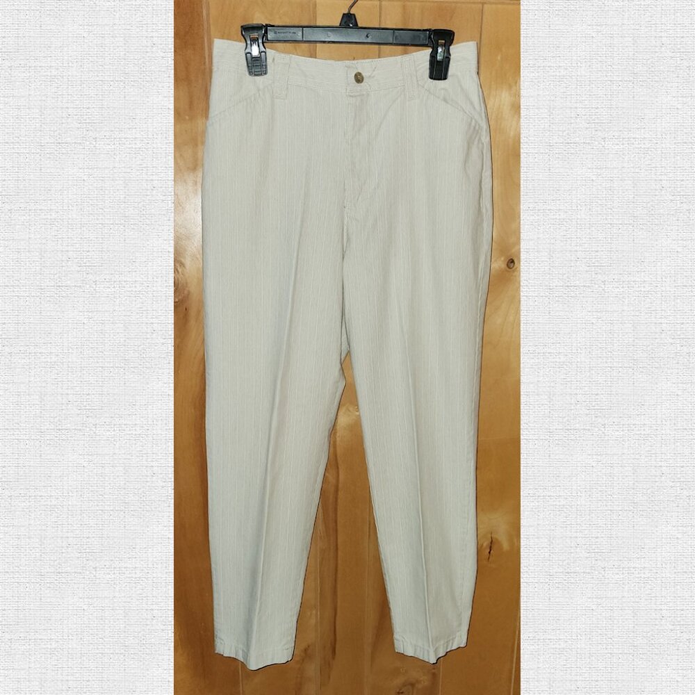 Women’s vintage Riders Casuals Pinstripe Pants Size 8P